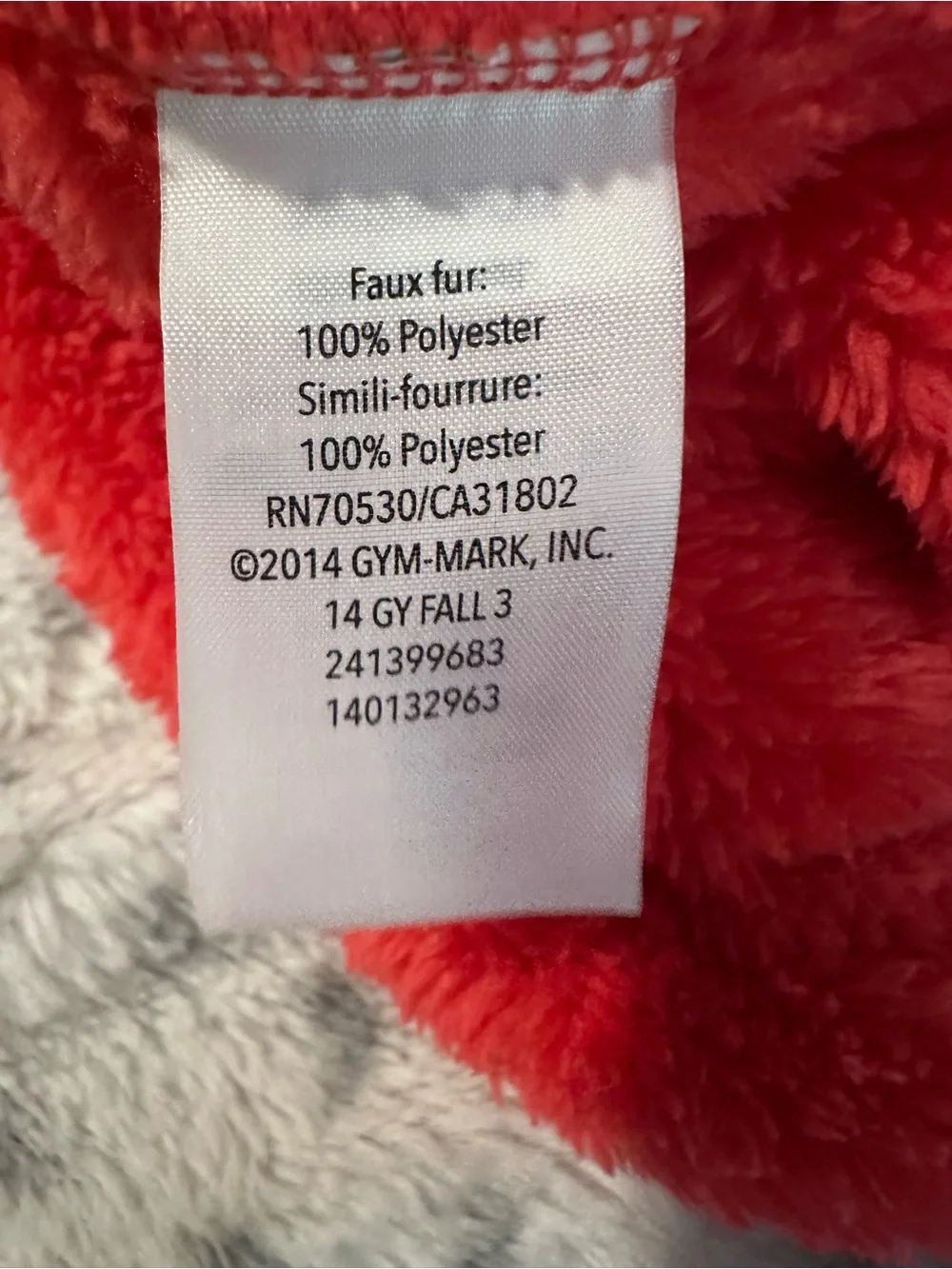 Gymboree Bright Red Fuzzy Hooded Vest